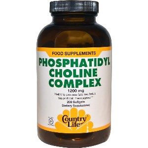 Phosphatidyl Choline Complex (1200 mg 200 Softgel) Country Life
